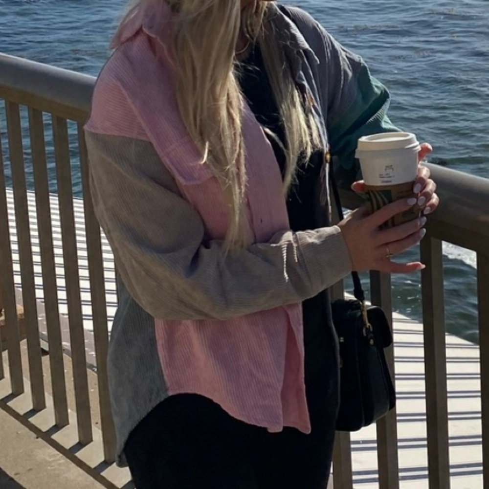 Corduroy Multi-Color Button Down - image 2